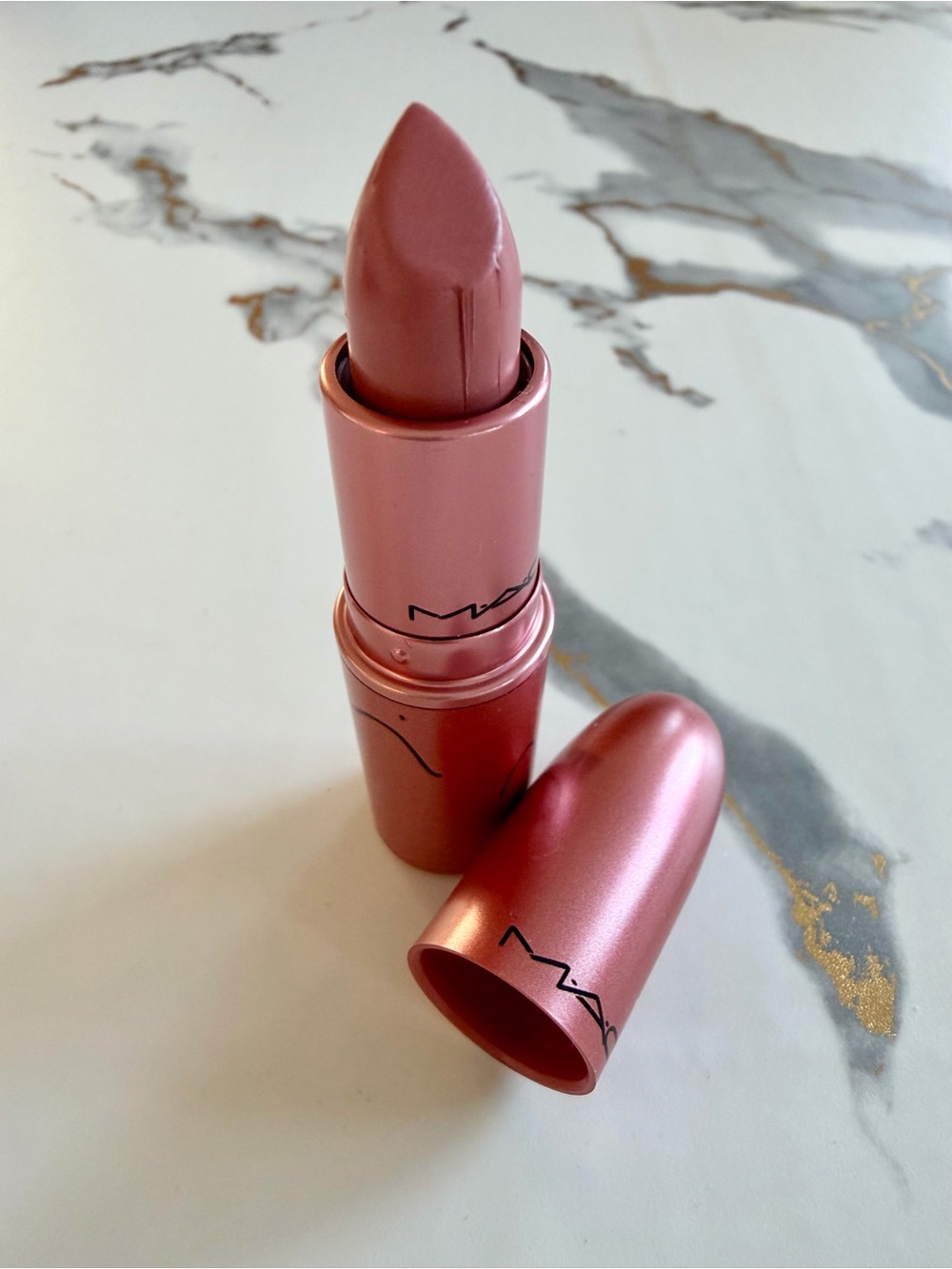 MAC Cosmetics x Nicki Manaj Limited Edition Lipstick Nicki’s Nude Rare!!! NWOBox - Picture 5 of 6